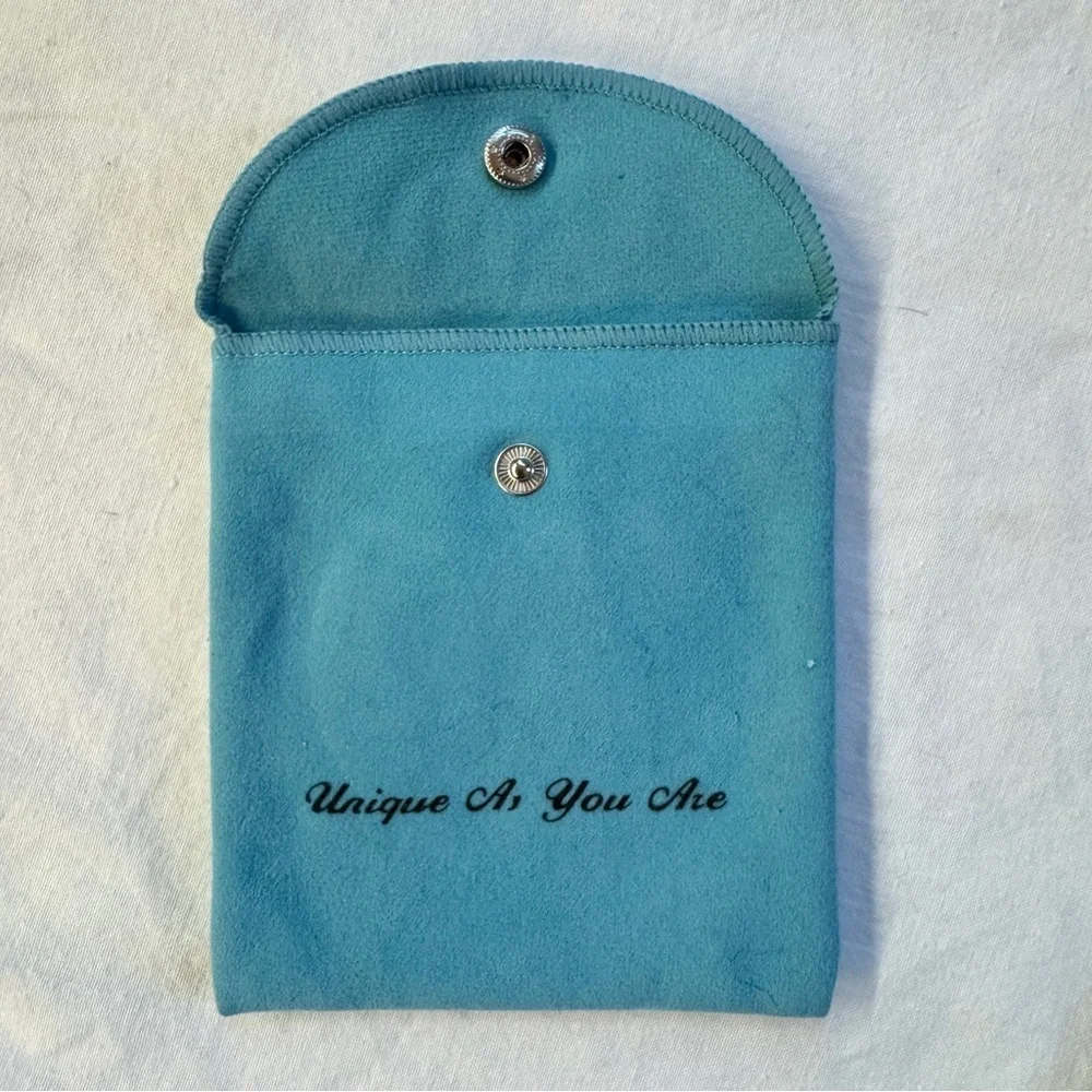 Unique A, You Are Blue Jewelry Pouch